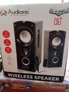 AUDIONIC 5 PLUS BLUETOOTH SPEAKERS TOTAL NEW CONDITION