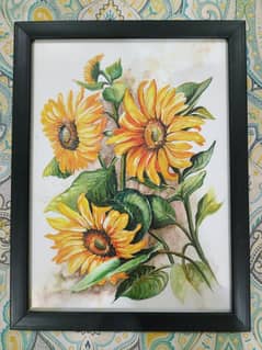Beautiful and Aesthetic Sunflower Picture Frame