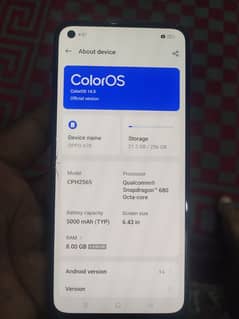 oppo a78 8 256 glass crack all okay koi isu nhe hai