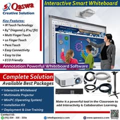 Digital Board | Smart Whiteboard | Interactive Touch Led Screen IFP
