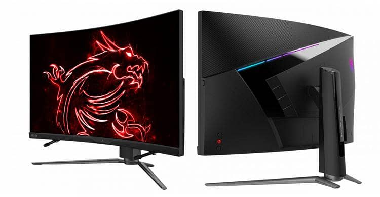 Msi Artymis 323cqr 32 inch 2k 165hz curved monitor box open condition 0