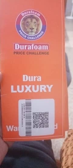 DURA FOAM LUXURY QUEEN MATTRESS 5 INCH