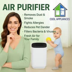 Latest Model Air Purifier | 99.9% Germ & Odor Removal | Best Price!