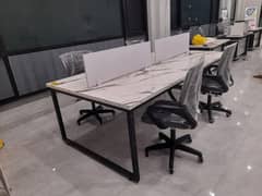 Workstation Table Size 8x4 Rs-24500.6 Person Seating Office Furniture