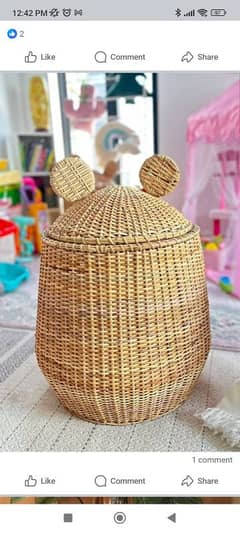 Bunny Laundry Basket