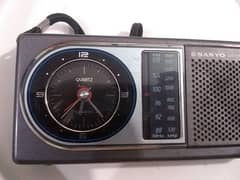 Sanyo Radio +Alram clock Radio working condition