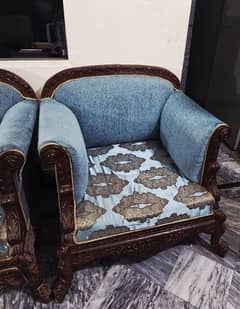 7 seater Wooden Sheesham (Taali) Sofa set
