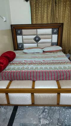 King Size Bed & Matress With Side Tables