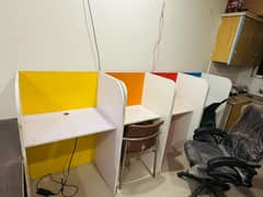 4 work stations | office furniture | office table