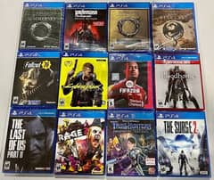 Playstation 4/5 games