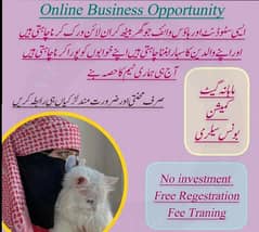 Online working opportunity