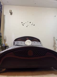 Wooden bed