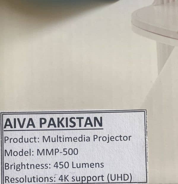 android multimedia projector with 450 ANSI Lumens Brightness 0