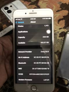 Iphone 8 plus 10 by 10 condition Storage 256 GB