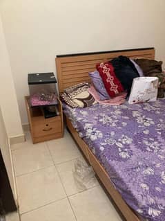 complete bed set available for sale