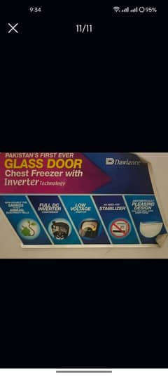 DAWLANCE deep fridge/Freezer (full D/C Inverter)