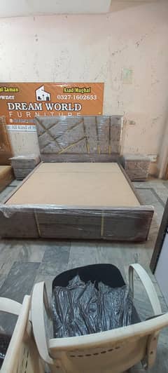Bed Set With 2 Side Table
