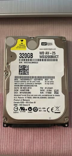 Hard Drive 320GB 100% Health