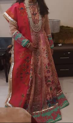 Maxi for sale with dupatta.  Brand: Zahra Ahmed