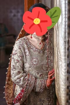 Bridal suit Maroon & Faun