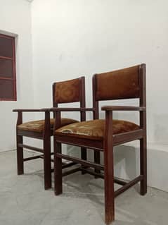 4 Wooden Visting Chairs - Used