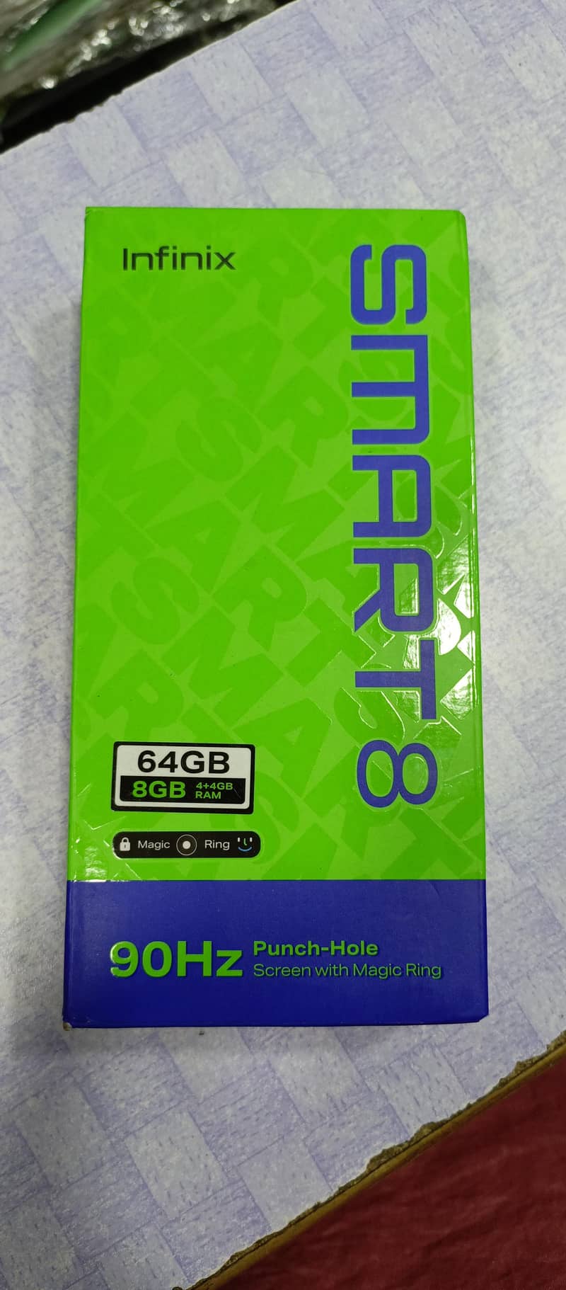 Infinix smart 8 Mobile 8/64 Memory With box 1