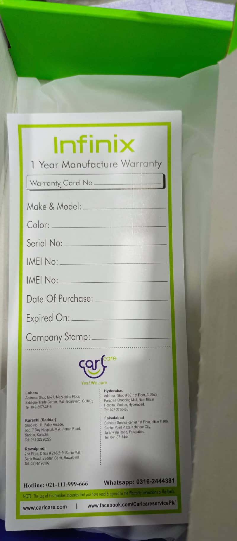 Infinix smart 8 Mobile 8/64 Memory With box 5