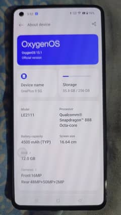 one plus 9. /5g for sale. 58k