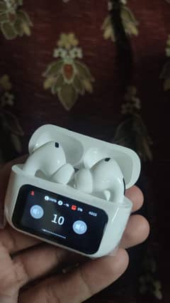 a9 pro earbuds with led lcd screen