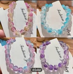 Pack of 4 Beaded Bracelet Glass Pearl Stylish Korean Style