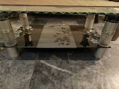 coffee table glass - double surface