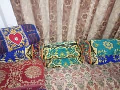 Curtains and pillow