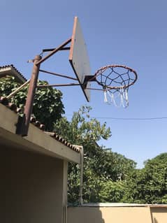 Basketball net ring and complete assembly