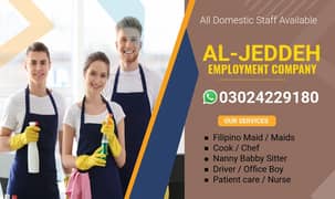 Maids / House Maids / Chef / House Cook / Baby Sitter maid available