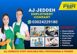 Maids / House Maids / Chef / House Cook / Baby Sitter maid available