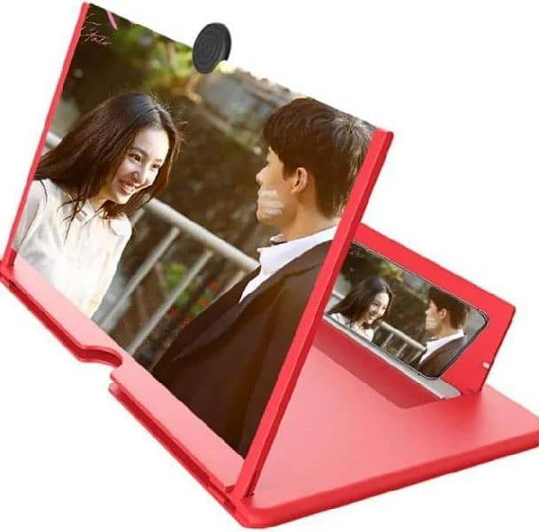 Red video amplifying screen enhance your viewing experience 0
