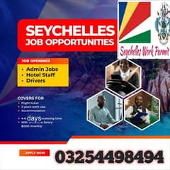 JOB in hotel in  Seychelles Country Done base Visa