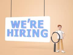 we are hiring new staff for selling and markiting