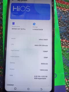 Infinix hot40 pro