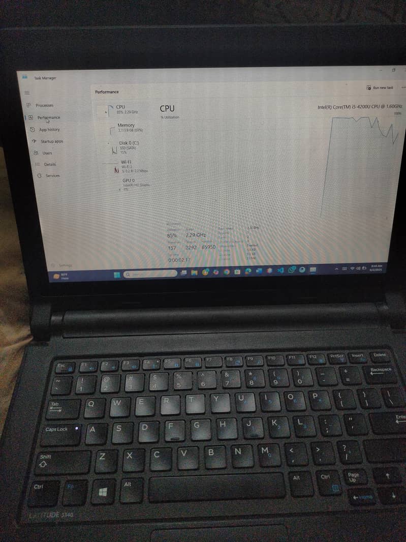 Intel(R) Core (TM) i5-4200U CPU @1.60GHz 2