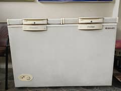 waves triplet double door freezer
