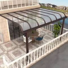 House garage shade - Car parking - Wall mounted - Dome shed - Pvc shed