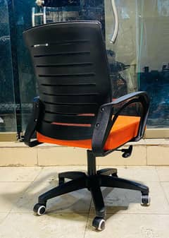 Revolving employee chair