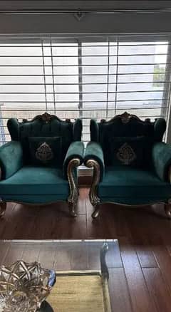 7 seater king size imported sofa set with dewan complete drawing room