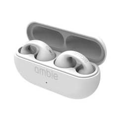 premium black and white Amble air buds