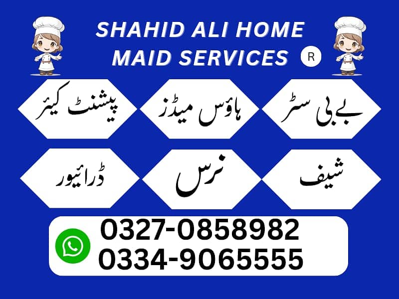 Maids , House Maids , Couple , Allrounder , Cook , Driver , Helper 0