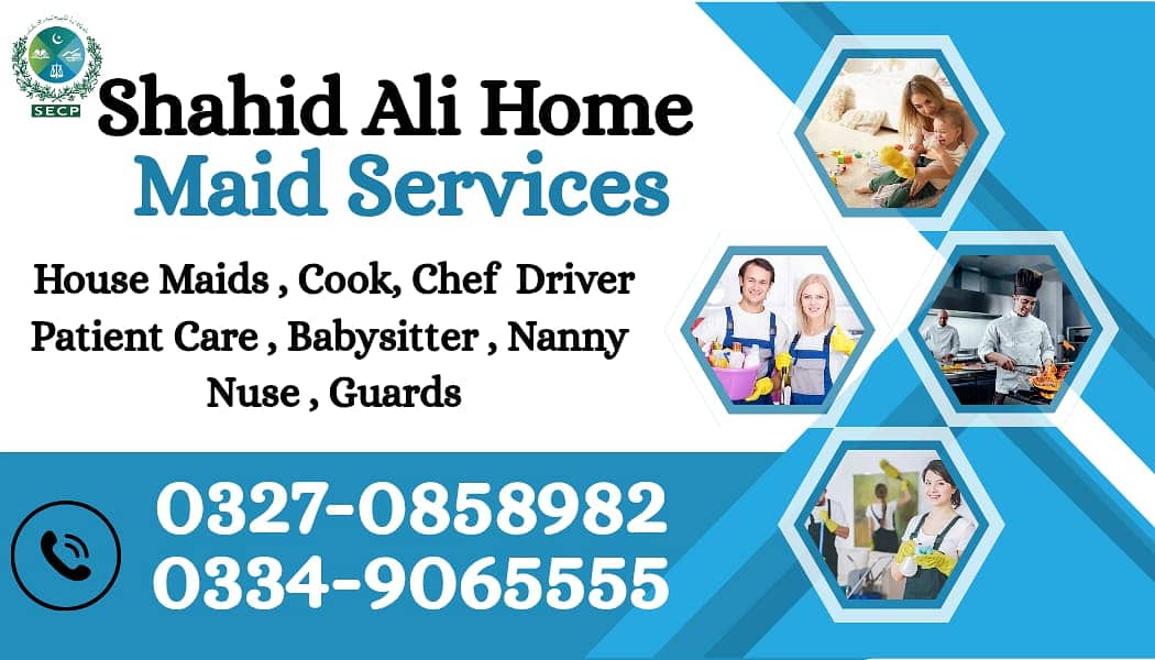 Maids , House Maids , Couple , Allrounder , Cook , Driver , Helper 2