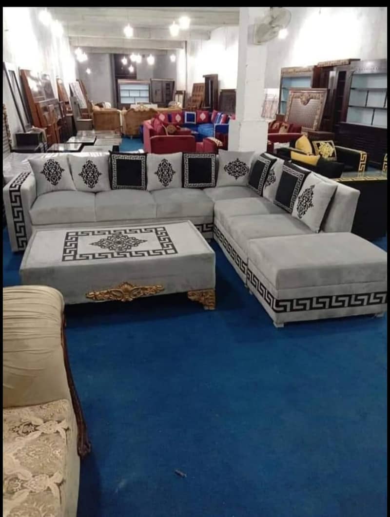 U shape sofa set - Corner sofa set - Decent sofa set - sofa 7