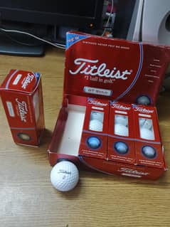 Titleist professional golf balls. and some other things