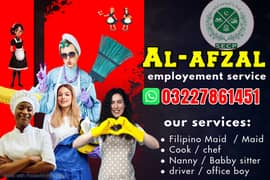 Maids / House Maids / cook / Nanny , chef / Baby Sitter maid available